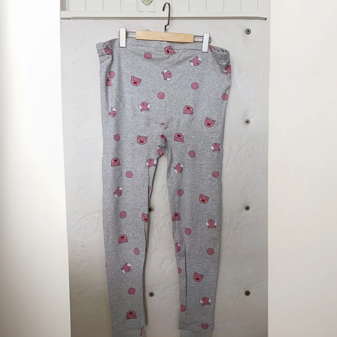 孕妇纯棉秋裤单件产后大码月子服哺乳睡衣春夏秋冬内衣家居服