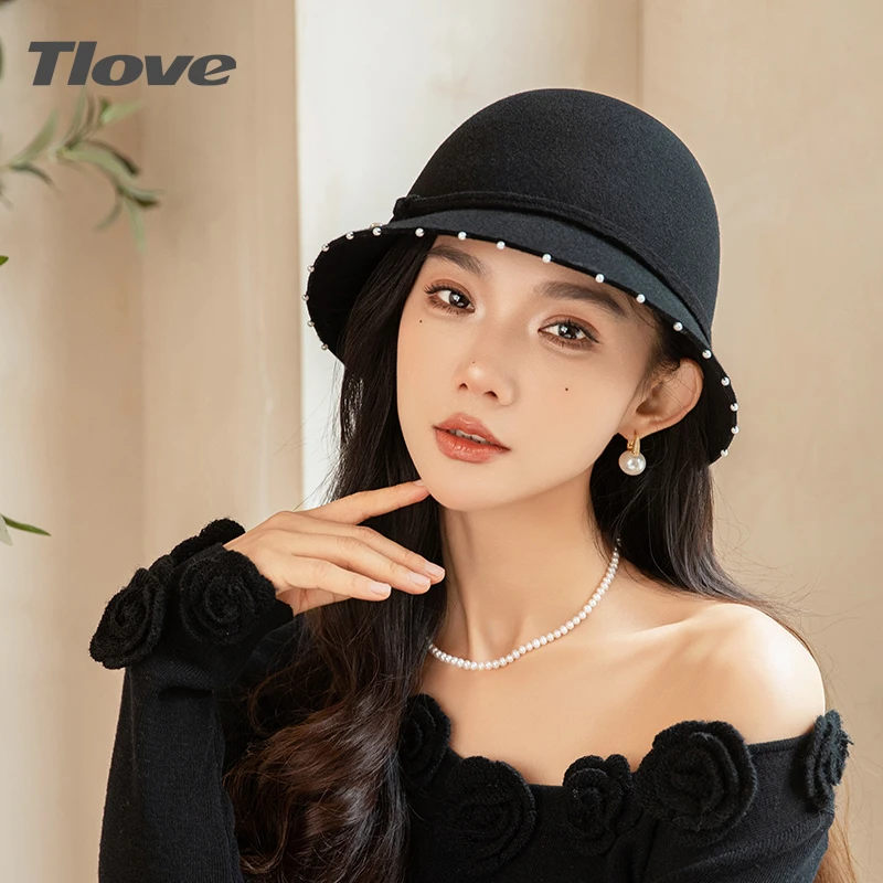 9498秋冬时尚百搭女士渔夫帽冬季休闲复古ins韩版女款盆帽