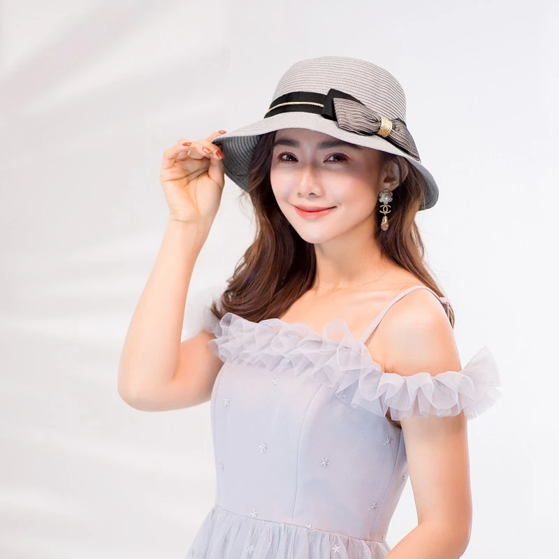 3937春夏时尚百搭户外女士遮脸大帽檐