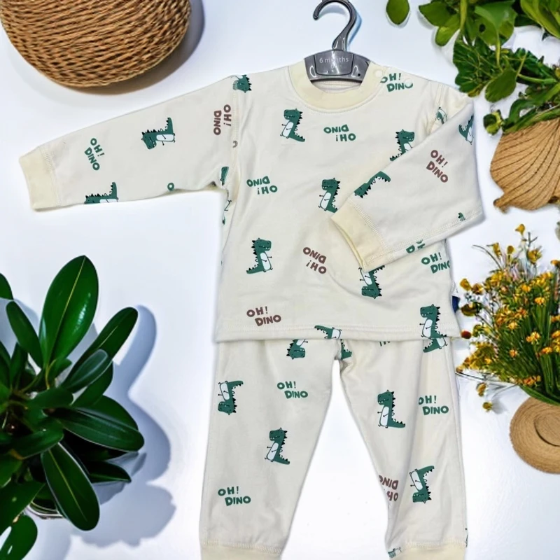 【未来星肩扣套装】6918婴幼儿婴童衣服春秋套装分体两件套长袖