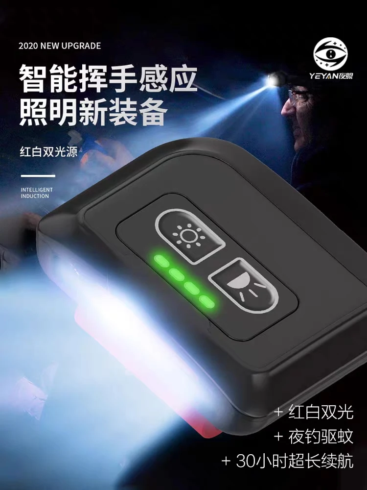 夜眼帽檐头灯H48