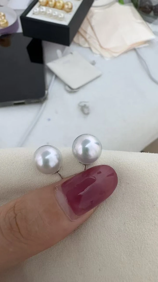 海水珍珠澳白对珠