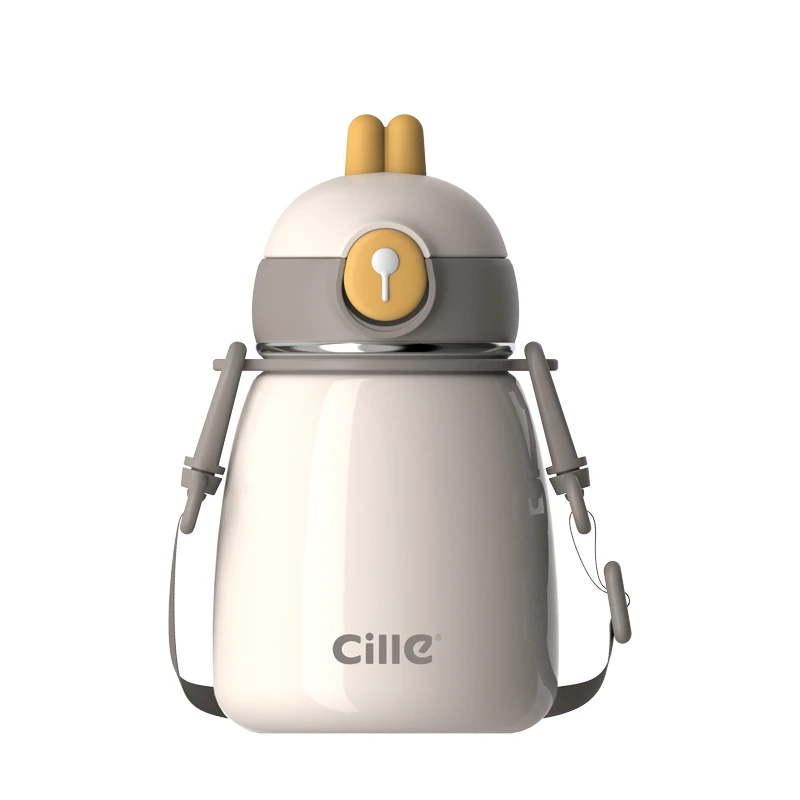 【希乐工厂直发】学生可爱大肚便携幼儿园保温杯