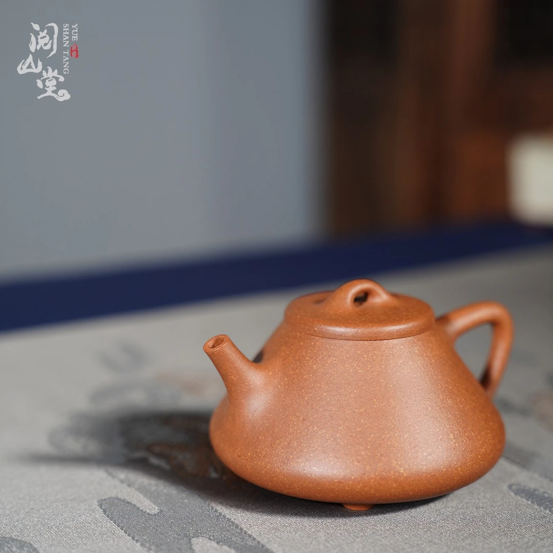 阅山堂 | 子冶石瓢 原矿降坡泥 紫砂壶 泡茶甜柔 手工制作