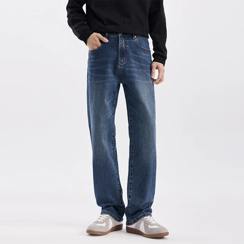 凡客  轻弹直筒牛仔裤经典蓝