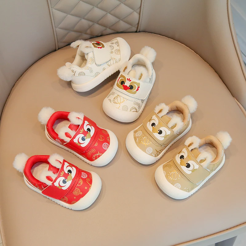 琪琪爸夏季款宝宝学步鞋幼童红色新年鞋男女童运动周岁鞋软底防滑