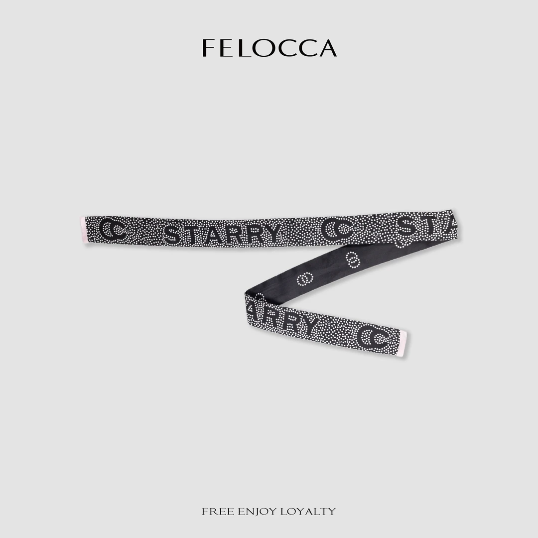 【FELOCCA】秋冬新款极简百搭波点丝巾  CC2523