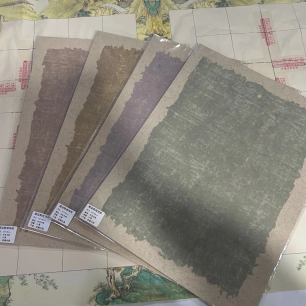 微喷蜡染敦煌残纸34×46cm 一包10张  (4款各一包共40张）