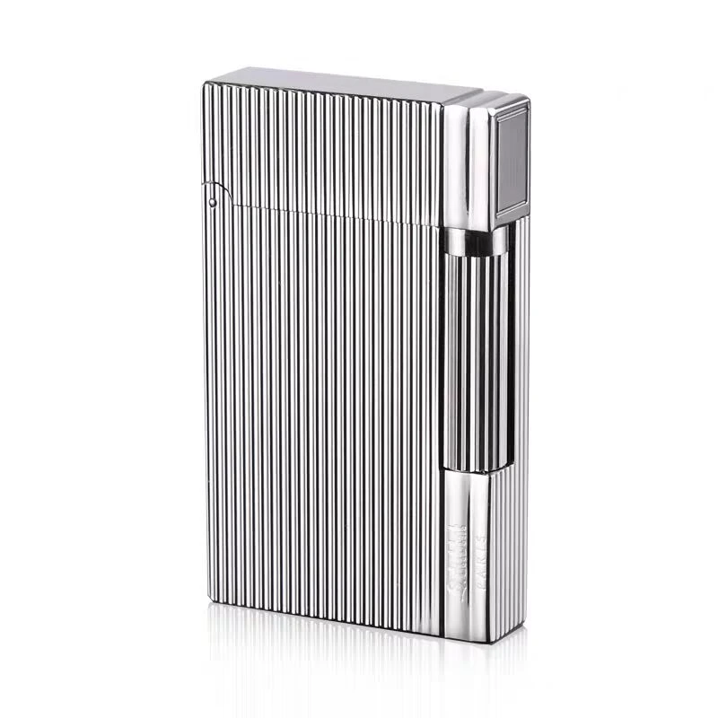 法国都柏特高档充气侧滑钢琴音经典防风朗声机男士个性创意打火机