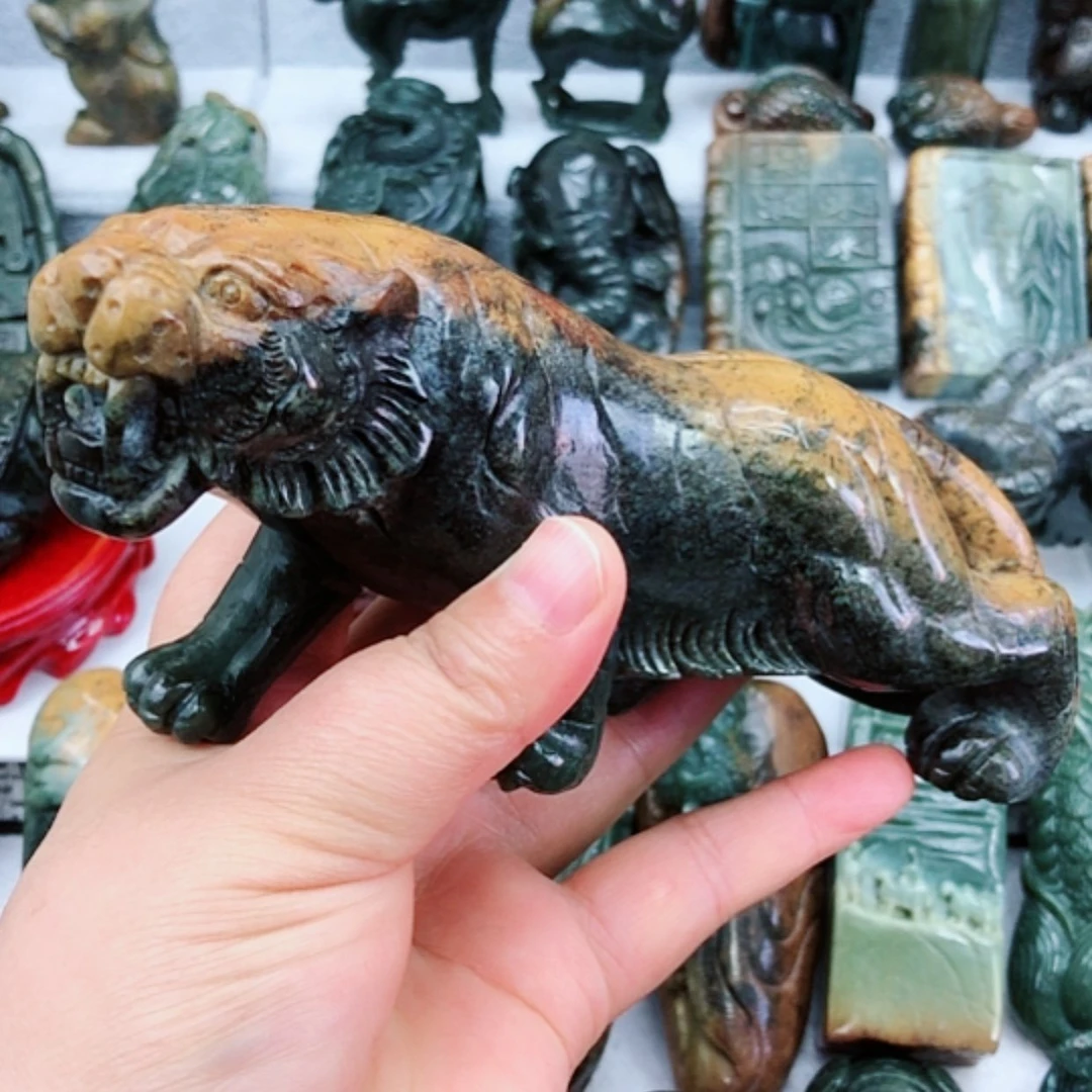 「闪购商品」岫岩河磨玉（透闪石质玉）把件未镶嵌顺***y