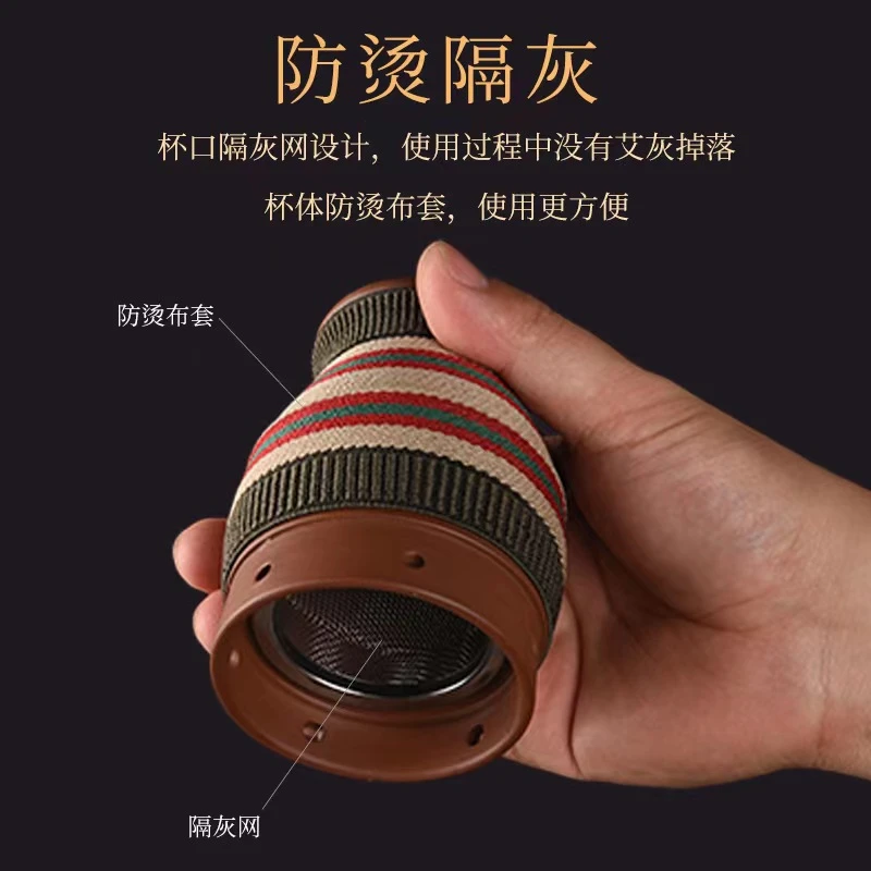 艾灸罐套装艾灸罐多功能家用美容刮痧防烫全身灸