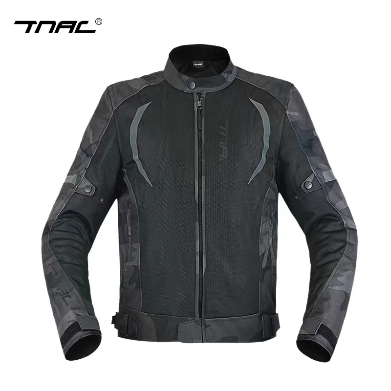【自由骑士】TNAC拓驰夏季迷彩透气防摔网眼爆款骑行服车衣薄款户外