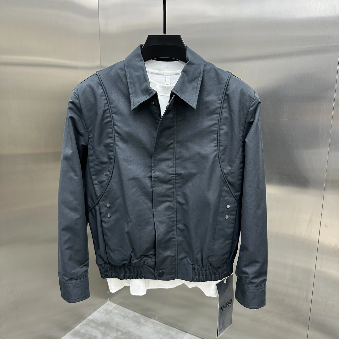 高端货 商务休闲男外套男士春秋短款时尚百搭春季潮流翻领秋季