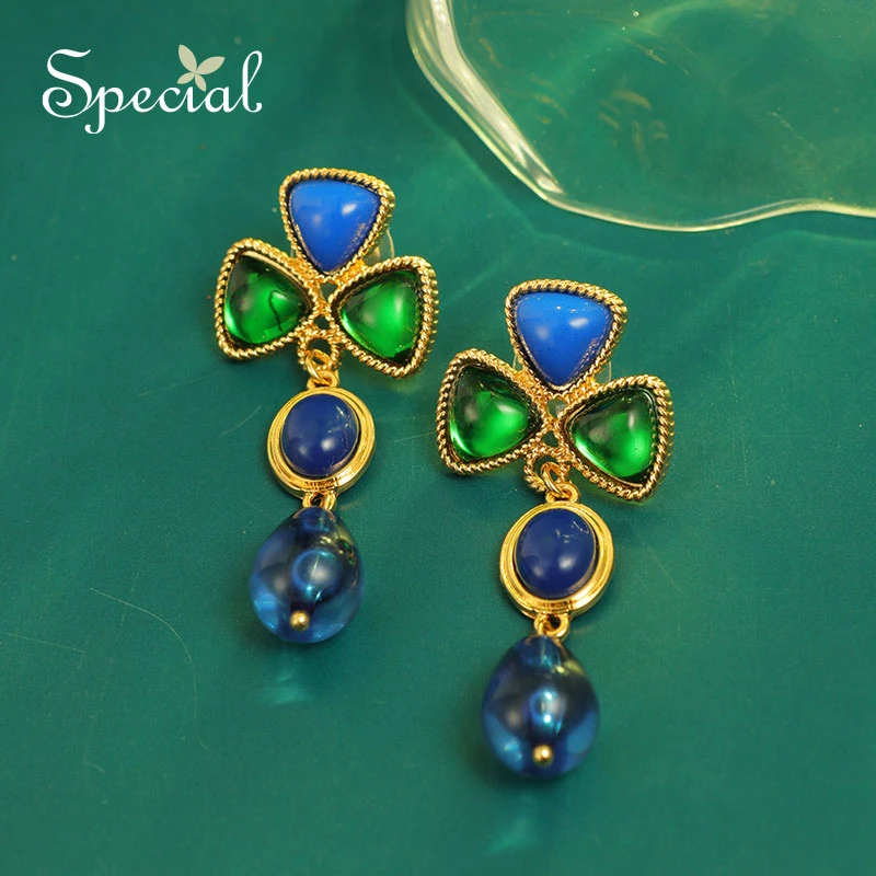 合金耳饰 special手工轻奢小众镶嵌显瘦耳钉耳环耳饰戒不掉的喜欢