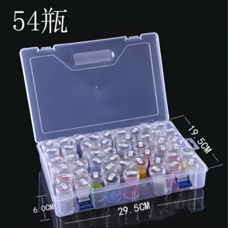 DC/蒂彩【收纳盒】钻石画抽屉式方瓶圆瓶装钻款式收纳工具十字绣