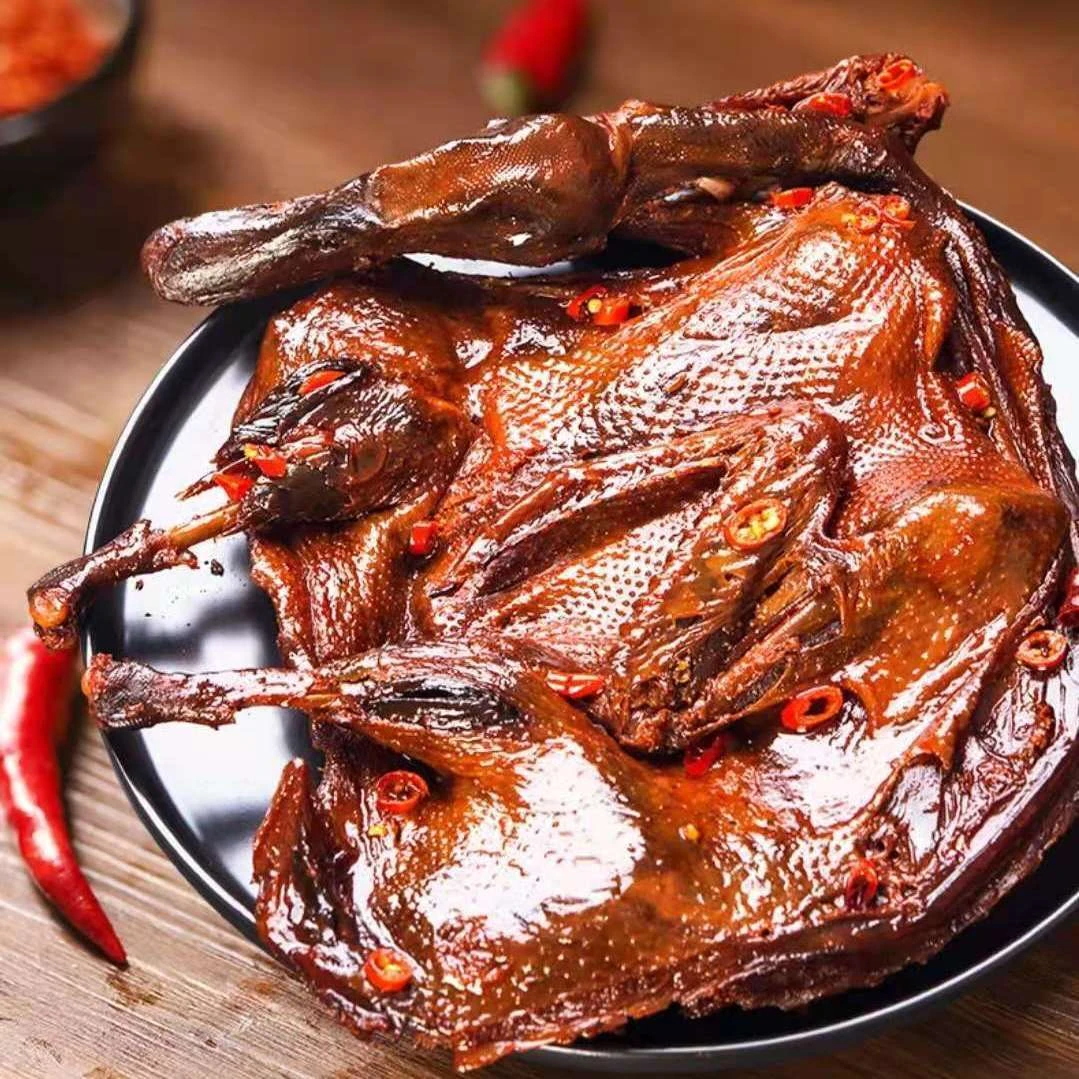 湖南醴陵特产酱板鸭开袋即食香辣严选湘味炭烤鸭肉