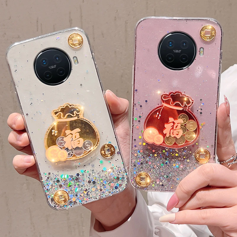 闪粉新年福袋透明适用oppo ACE2手机壳RENOACE软A92s硅胶A32女款A