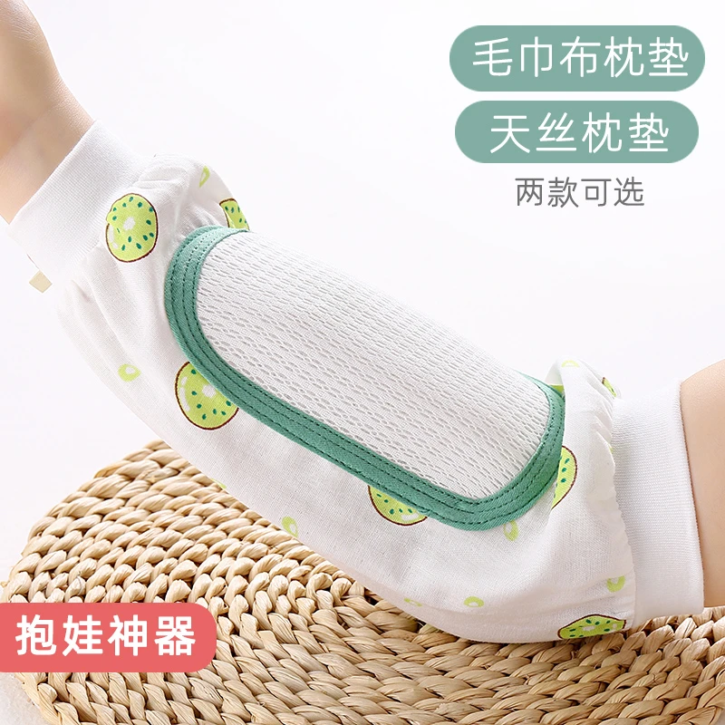 喂奶手臂垫夏天抱娃喂奶神器手臂凉席手臂枕纱布哺乳袖套袖抱婴儿