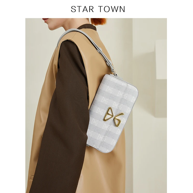 STARTOWN新派精致2022新时尚款复古单肩包包女百搭腋下（勿拍）