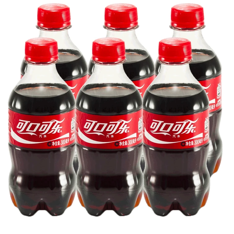 【到手6瓶】可口可乐百事可乐汽水300ml*6瓶碳酸饮料夏日饮品清爽