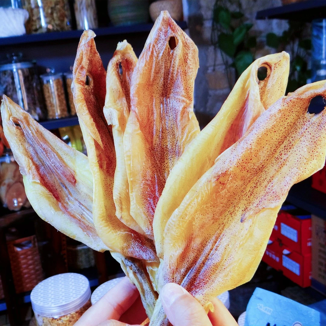 防城港浅海域海家夫妻小船新鲜晾晒优质小鱿鱼 20条左右一斤装