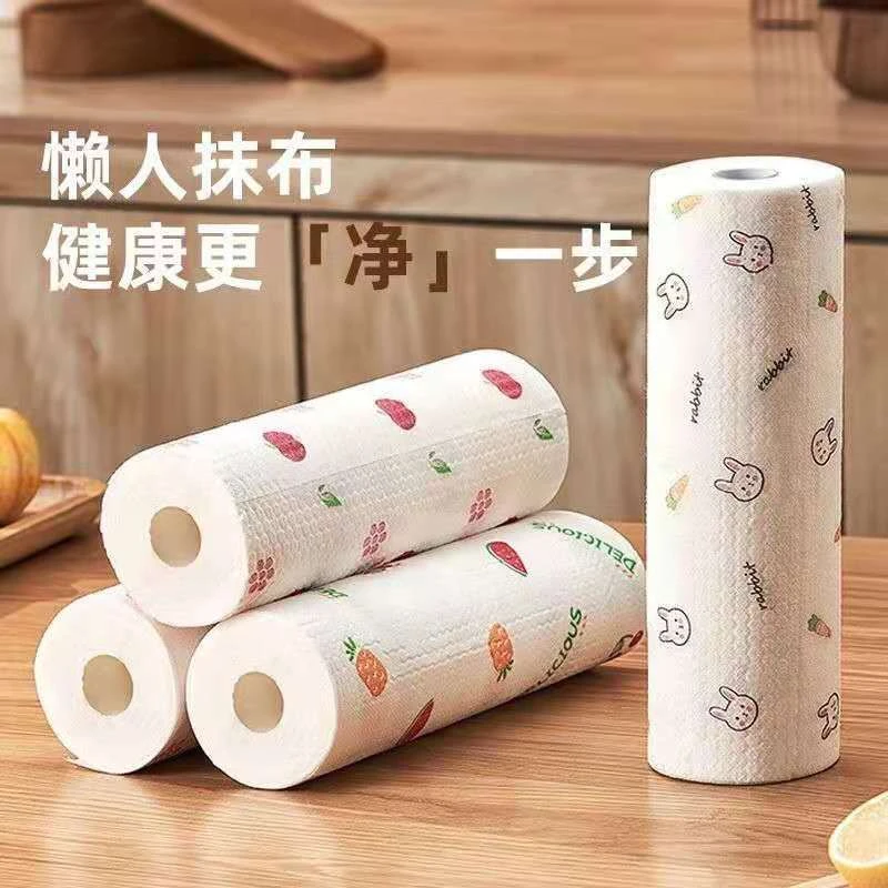 厨房懒人抹布加厚款干湿两用一次性洗碗布加厚吸水去油不沾油抹布