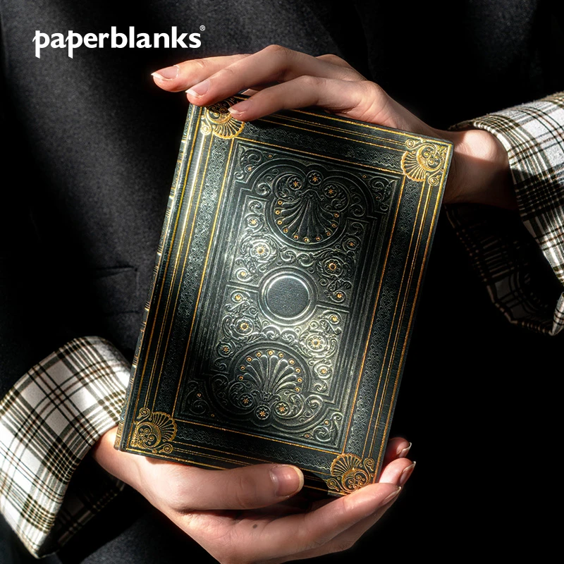 paperblanks软皮笔记本记事本本子青铜古门日记本个性创意手账手