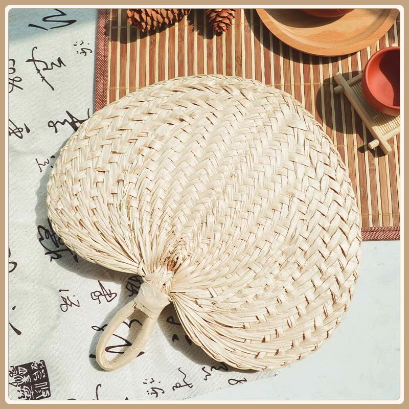 【曲柄扇】老人扇子耐用便携棕叶扇宝宝儿童批发大扇子蒲扇学生扇子