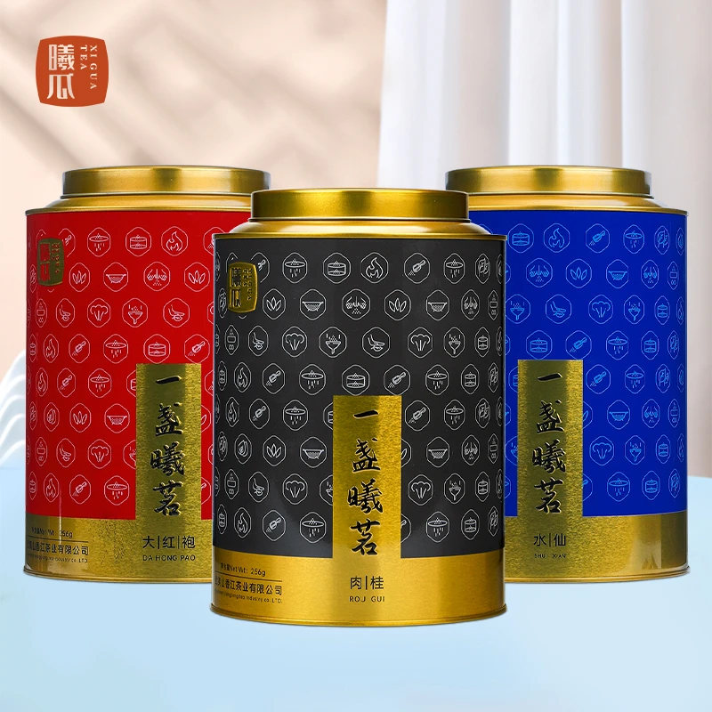 曦瓜一盏曦茗 肉桂 水仙 大红袍 清香型 罐装 武夷岩茶256g
