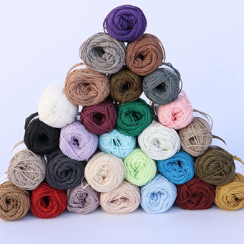 小仙女毛线店直播间夏季纯亚麻线纯手工毛线编织教程钩针编织大全