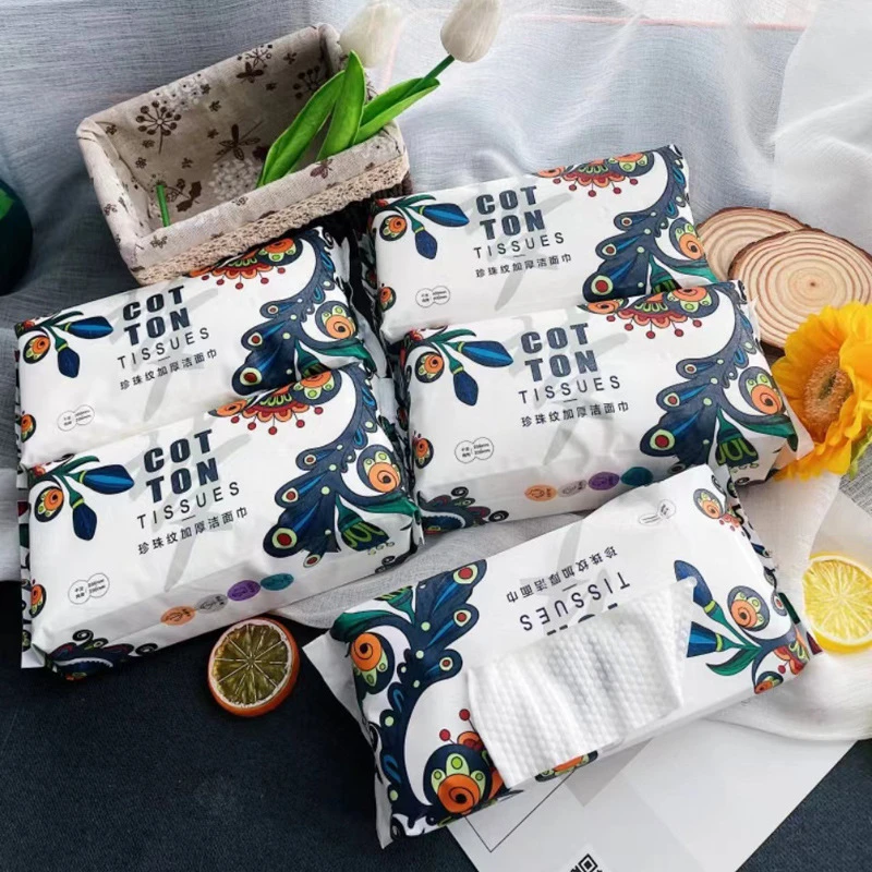【新疆包邮】家用一次性洗脸巾双面不掉毛柔软吸水珍珠纹颗粒洁面