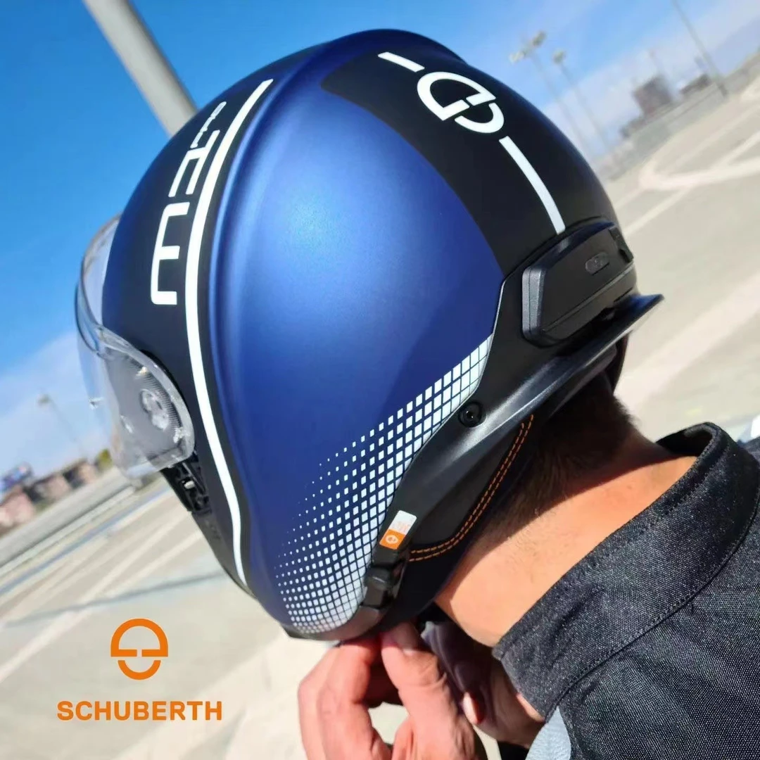 Schuberth舒伯特M1 PRO 3/4盔春夏双镜片摩托车头盔蓝牙耳机半盔