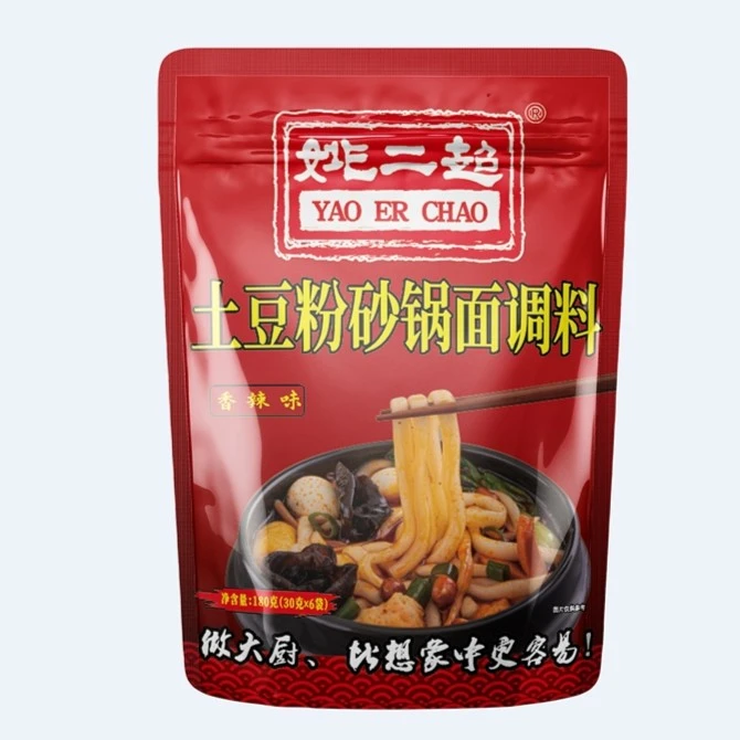 【818好物节】姚二超土豆粉砂锅面米线刀削面调料3袋装包邮