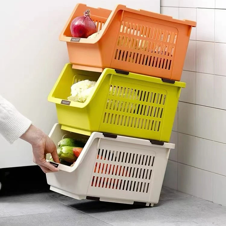 珊谷日本进口厨房果蔬收纳筐实用居家好物玩具落地幼儿园家用置物