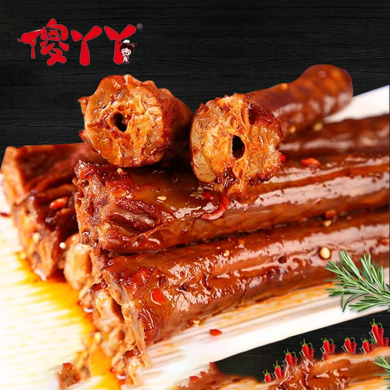 傻丫丫 【到手12根】手撕烤脖卤香蜜汁卤鸡脖抖音商城爆款商品零食