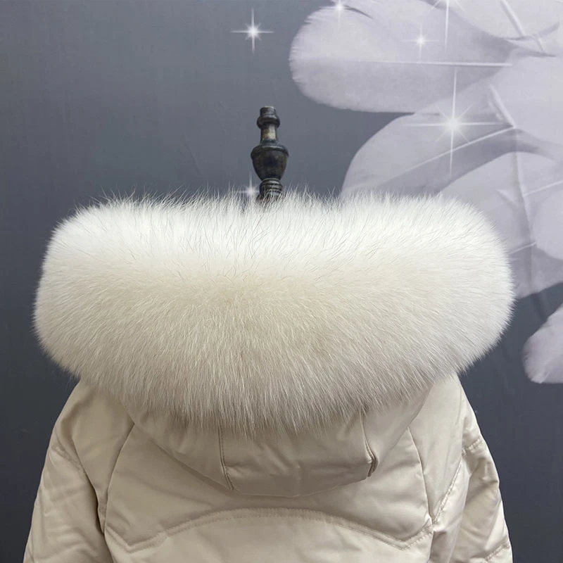 新款狐狸毛领服装配饰派克服羽绒服通用