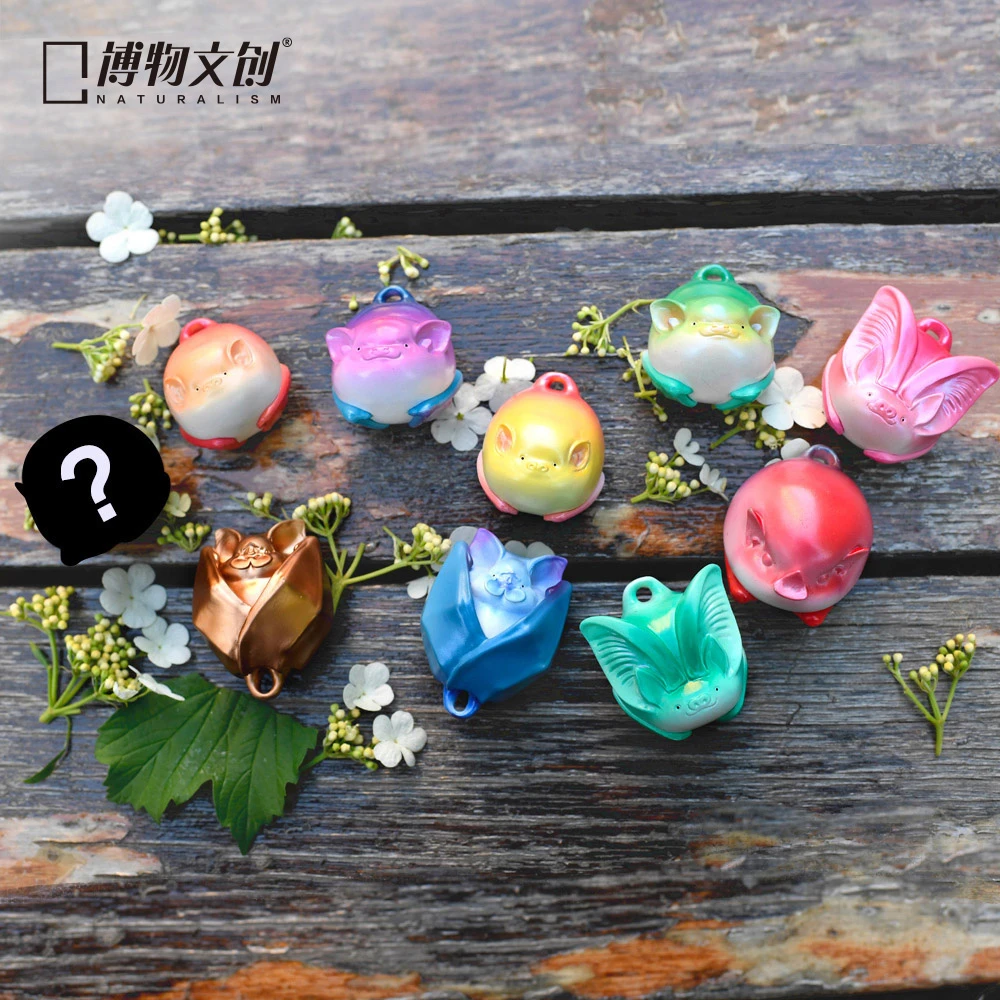 |蝠“到了”洪蝠齐天蝙蝠异色潮流祝福盲盒挂件摆件手办