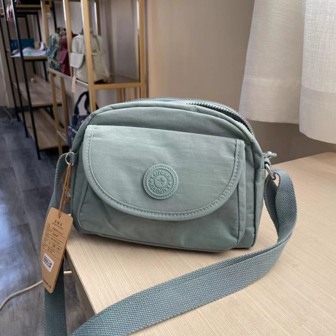 新款多层防泼水尼龙水洗布单肩包休闲旅行斜挎女包大容量【8865】