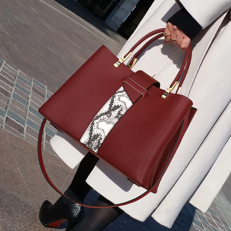 时尚女士包包新款潮大容量红色包包春夏百搭单肩斜挎包女士手提包