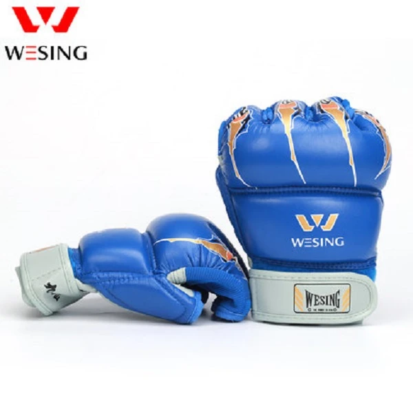 【半指拳套鹰爪】九日山MMA训练搏击手套健身沙袋拳套UFC分指手套