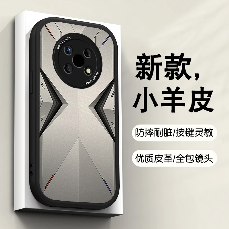 黑白机甲适用华为荣耀x30手机壳男honor x20防摔硅胶网红个性潮牌