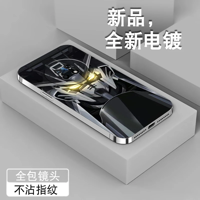 高达机甲华为畅享20plus手机壳男畅享20电镀pro新款z全包se防摔优
