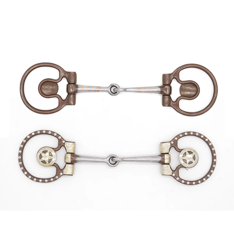 世纪久瑞马术用品美国西部马衔铁马嚼子复古嚼子马装备用品调解马