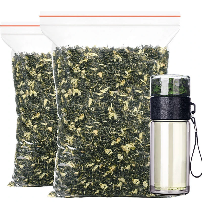 【送茶具】茉莉飘雪清香型茉莉花茶浓香型2023新茶花毛峰茶叶250g