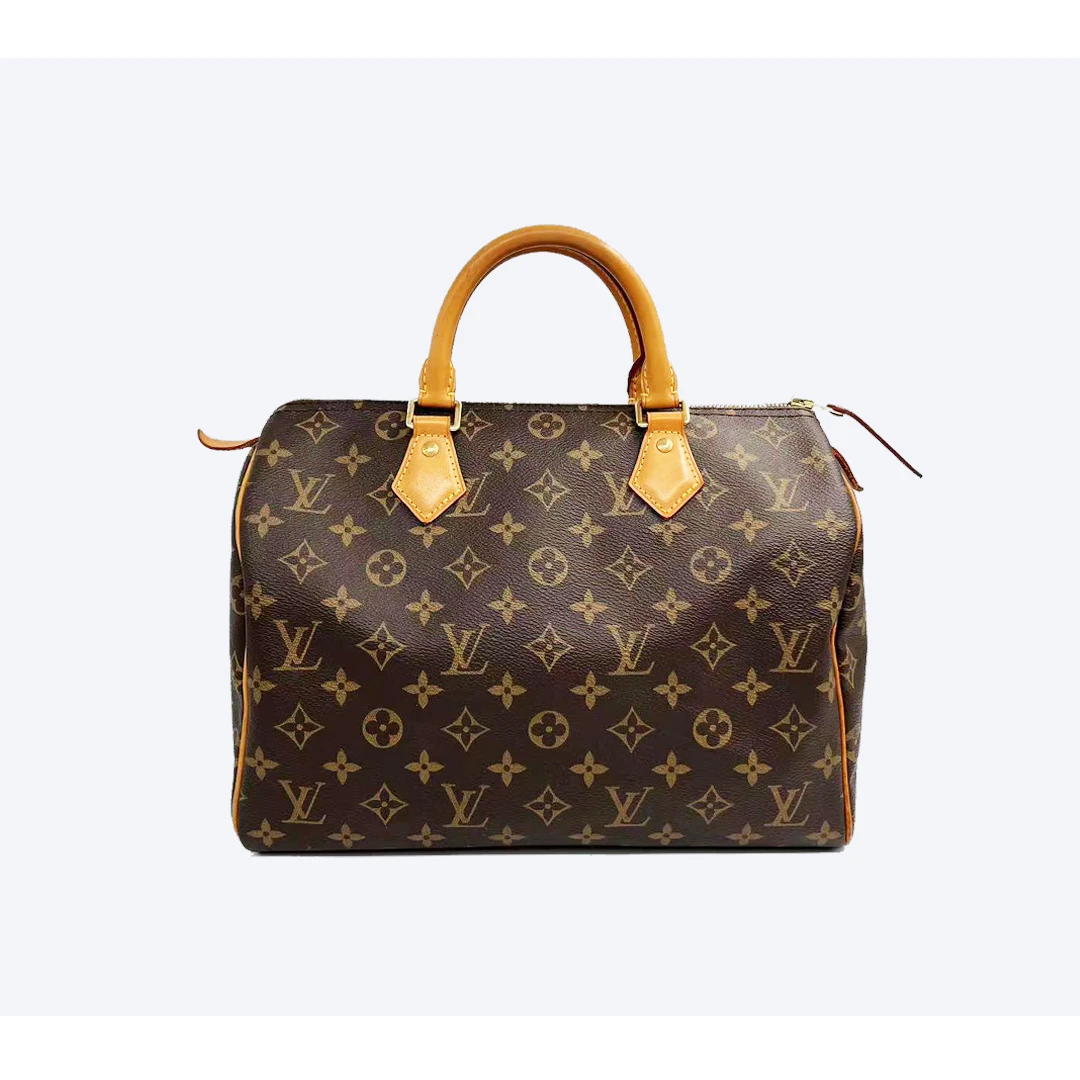 95新 LouisVuitton/路易威登 老花speed30枕头包(无肩带）