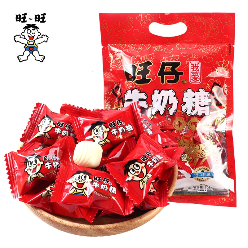 WANT-WANT/旺旺 旺仔牛奶糖节日结婚礼喜糖办公休闲 聚会糖果袋装