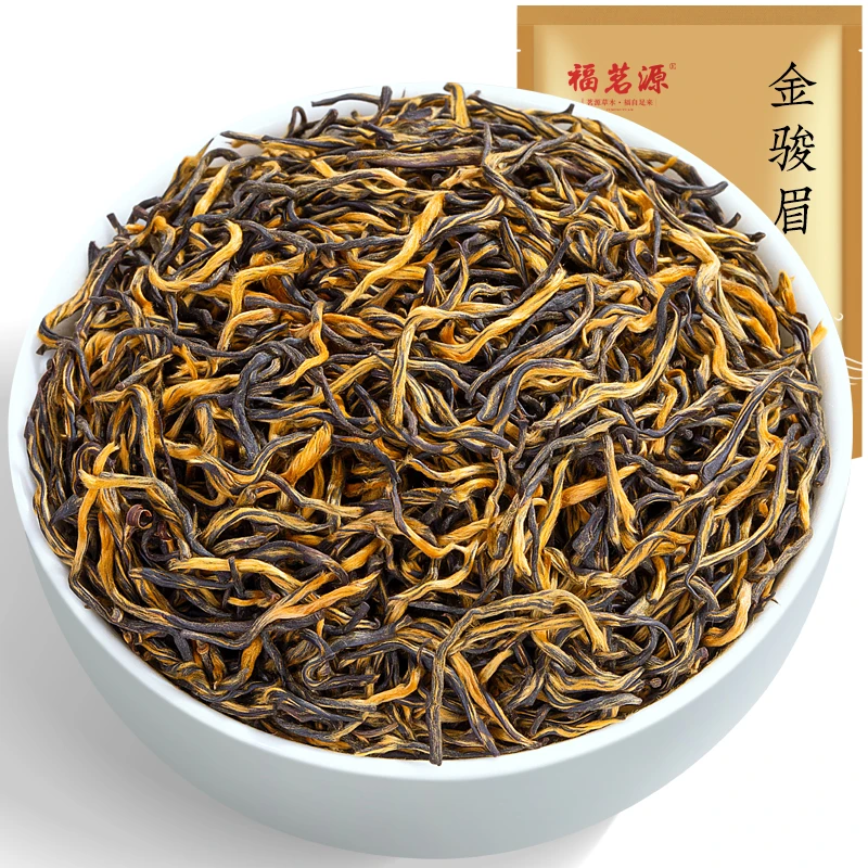 福茗源红茶 金骏眉茶叶 2025新茶精选特级蜜香型黄芽嫩芽袋装250g
