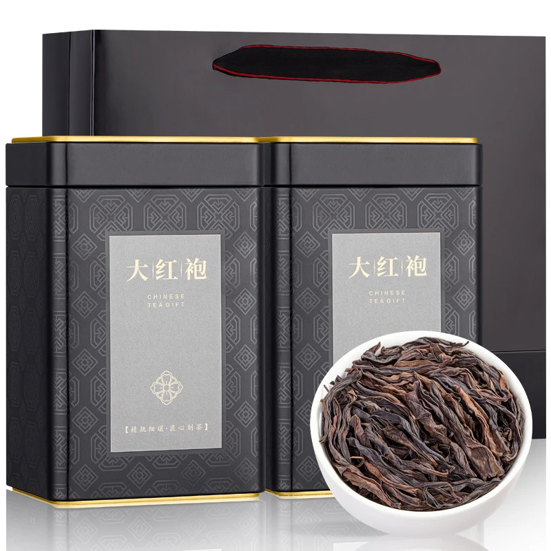 福茗源 特级大红袍乌龙茶岩茶品质肉桂茶浓香送礼 茶叶礼盒装250g