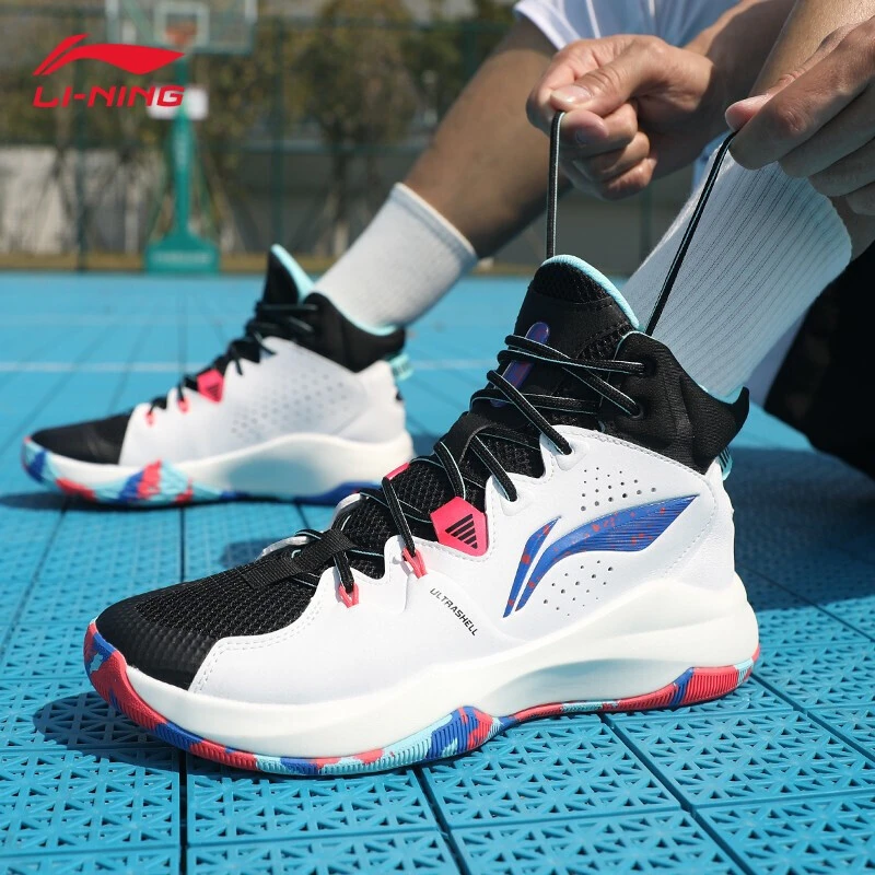 李宁高帮篮球鞋男鞋夏季全城11闪击回弹减震运动鞋子实战耐磨球鞋