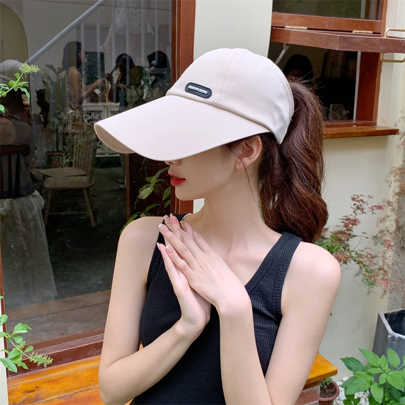 帽檐加大加宽棒球帽子女夏季防晒遮阳帽显脸小